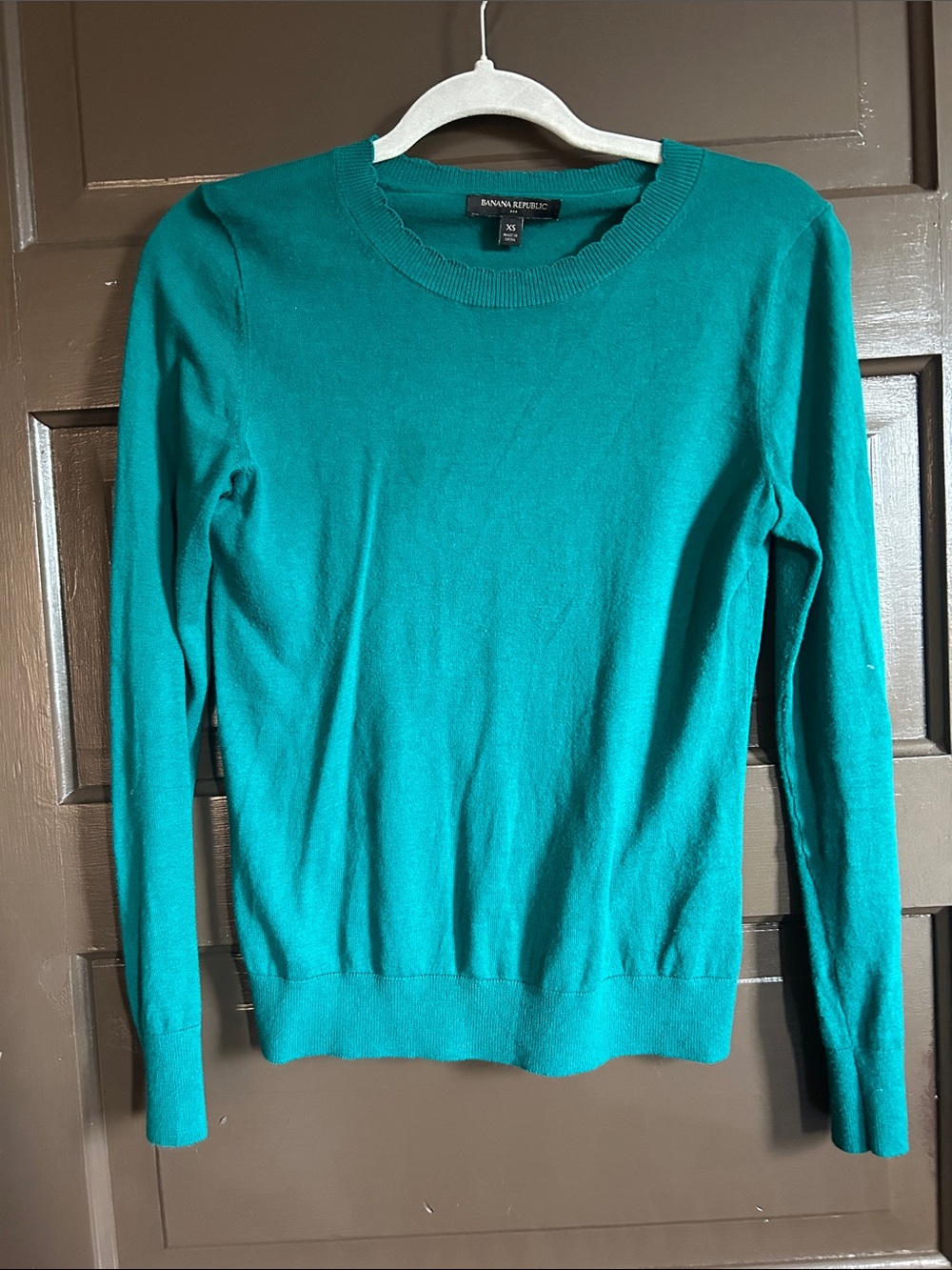 Banana Republic Teal Crewneck Sweater